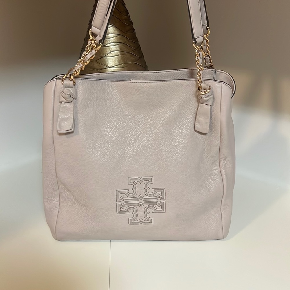 SOLD Tory Burch Leather Harper Tote (Bedrock)